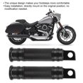 thumbnail image 4 of 2Pcs en Alliage d'Aluminium Moto Cnc Pédales Repose-Pieds Noir, 4 of 8