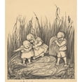 thumbnail image 2 of Willem Pothast 20x22 Gold Ornate Framed and Double Matted Museum Art Print Titled - Three Children in the Riet (1887 - 1916), 2 of 4