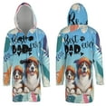 thumbnail image 3 of Best Border Collie Dad Ever Happy Father's Day All Over Print 3D Hooded Duffle Toggle Coat Borders Dog Lovers Gifts Idea - 02006, 3 of 6