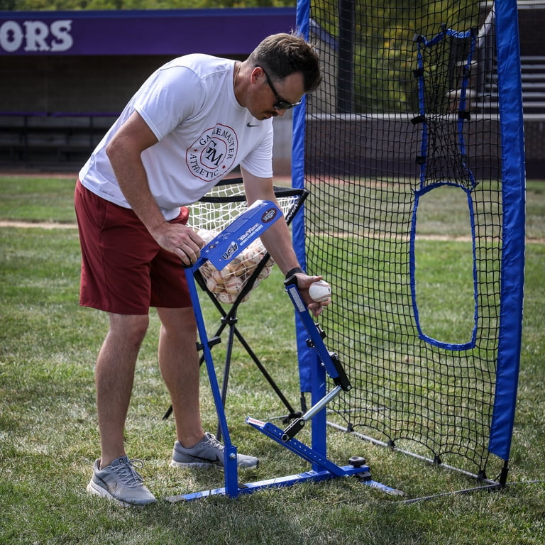 Free Shipping! Louisville Slugger Blue Flame Pitching Machine