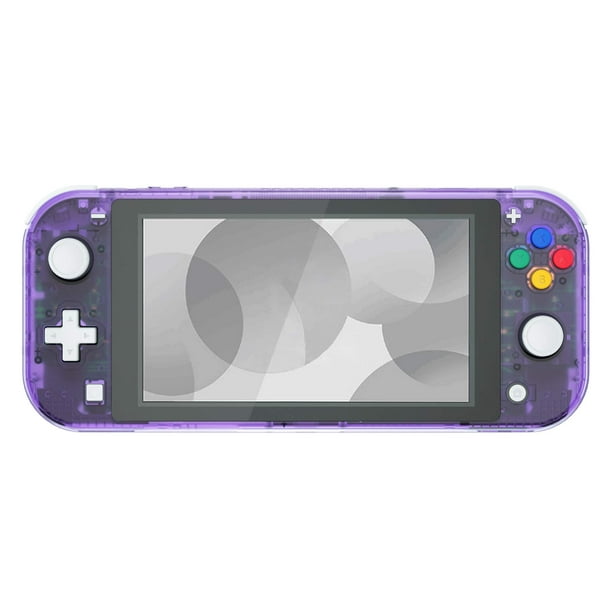 eXtremeRate Clear Atomic Purple DIY Replacement Shell Nintendo Switch Lite, NSL Handheld Controller Housing w/Screen Protector, Custom Case Cover for Nintendo Lite - Walmart.com
