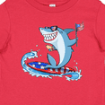 thumbnail image 4 of Inktastic Fourth of July Shark Surfing Boys or Girls Baby T-Shirt, 4 of 5