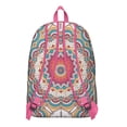 thumbnail image 3 of Fashion Forward Boho Mandala Floral Backpack with Laptop Sleeve, Big Capacity College Bookbag, Perfect for School and Work Essentials, Great Gift, 3 of 5