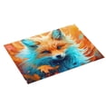 thumbnail image 2 of Bingfone Fiery Red Maple Leaf Fox ,18" x 24"Dish Drying Mat for Kitchen Counter,Ultra Absorbent Microfiber, 2 of 7