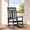 Grey, variant on SERWALL Oversized Outdoor Rocking Chair for Adults, HDPE All Weather Patio Rockers for Porch Garden Lawn, Navy