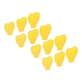 thumbnail image 3 of Makeup Brush Covers, Silicone Cosmetic Brush Protectors 12 Pcs Soft Durable Yellow  For Home For Travel, 3 of 8
