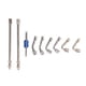 thumbnail image 4 of Extensiones de válvula de neumático, extensores de vástago de válvula Extensores de vástago de válvula de metal Adaptador de extensión de vástago de válvula Construcción robusta, 4 of 9