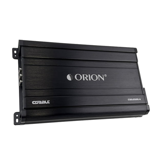 Orion Cobalt Series CBA2500.4 Amplificador de alta eficiencia de 4 canales Clase A/B para audio estéreo de coche - 2500 W de alto rendimiento, 2/4 ohmios estable, paso bajo/alto ajustable, refuerzo de