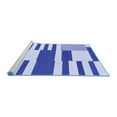 thumbnail image 2 of Ahgly Company Machine Washable Indoor Rectangle Abstract Blue Modern Area Rugs, 7' x 10', 2 of 4
