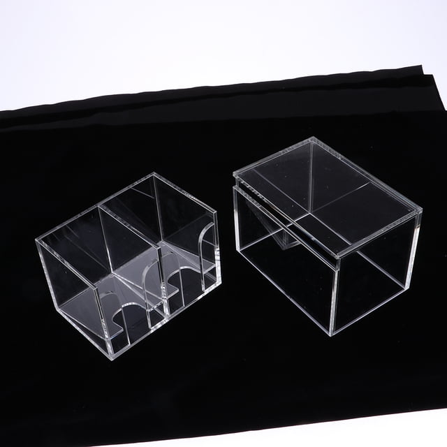 Caja De De Desperdicio De Póster De Acrílico s De Póquer Caja De Póquer Suministros Para Hugo Bandeja del tenedor del descarte
