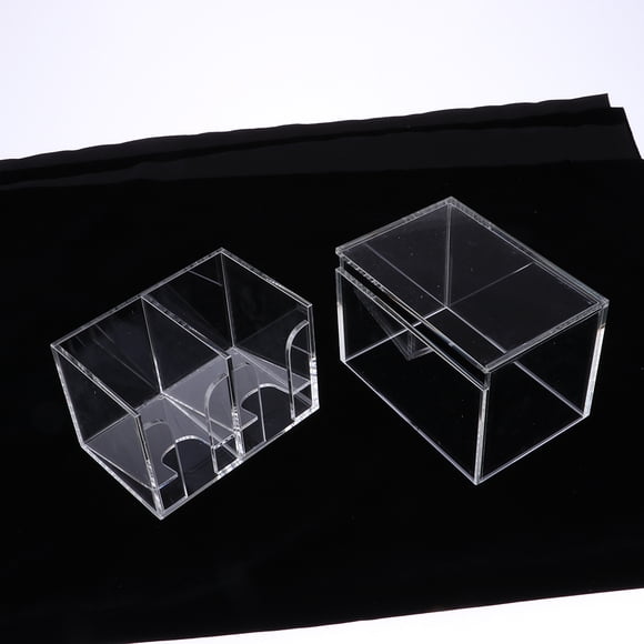 Caja De De Desperdicio De Póster De Acrílico s De Póquer Caja De Póquer Suministros Para Hugo Bandeja del tenedor del descarte