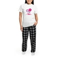 thumbnail image 5 of CafePress - Pink Hibiscus Aloha Women's Light Pajamas - Women's Short Sleeve Print T-Shirt and Pants Light Cotton Pajama Set, 5 of 7