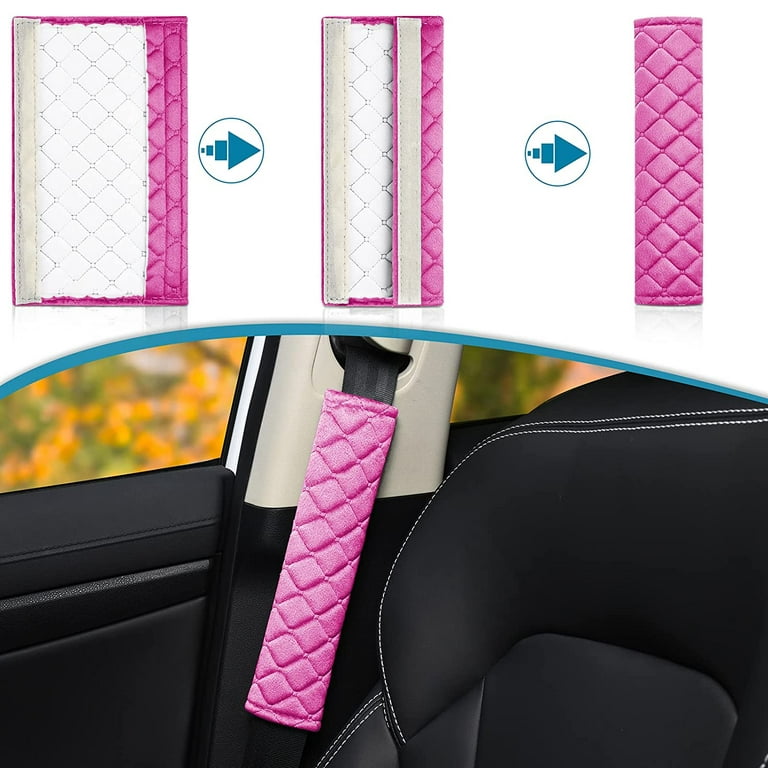 Soft Car Seat Belt Cover Pads Warmer With Usb Cable Covers For