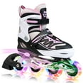 thumbnail image 1 of 2PM SPORTS Patines en línea iluminados ajustables Cytia Pink para niñas con ruedas iluminadas Patines para principiantes divertidos y parpadeantes para niños, 1 of 6