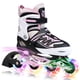 thumbnail image 1 of 2PM SPORTS Patines en línea iluminados ajustables Cytia Pink para niñas con ruedas iluminadas Patines para principiantes divertidos y parpadeantes para niños, 1 of 6
