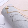 thumbnail image 2 of Z.LP Jewelry  Minimalist  Cross Necklace for Women - Gold/Silver Religious Pendant Chain, 2 of 6