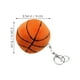 thumbnail image 4 of KAKOWELY 2 llaveros creativos de baloncesto esponjosos, llavero de pelota de peluche, llaveros deportivos para mochila, llavero novedoso de pelota deportiva, colgantes de baloncesto., 4 of 5