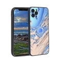 thumbnail image 1 of Compatible with iPhone 11 Pro Phone Case, Blue Marble 35 Case Men Women, Flexible Silicone Shockproof Case for iPhone 11 Pro, 1 of 1
