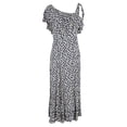 thumbnail image 1 of Pre-Owned Ganni Asymmetrical Floral Maxi Dress in Floral Print Viscose, 1 of 2