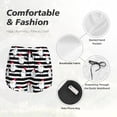 thumbnail image 5 of Disketp Cute Chicken Print Women's Shorts Workout Shorts for Athletic Gym Running Shorts with Phone Pockets, 5 of 8