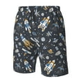 thumbnail image 5 of Naloa Space Cars Men's Beach Shorts, Surfing shorts, Swim trunks, Quick Dry Swim Trunks for Surfing Beach Fun - XX-Large, 5 of 9