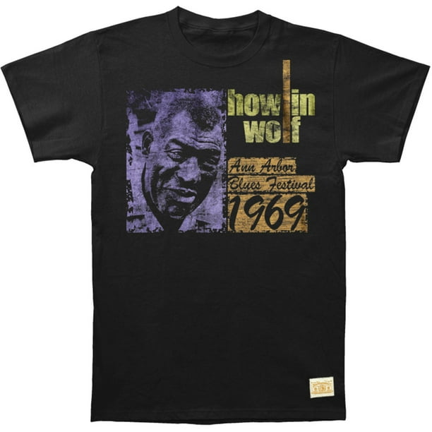 Howlin' Wolf - Howlin' Wolf Men's Ann Arbor Vintage T-shirt Black ...