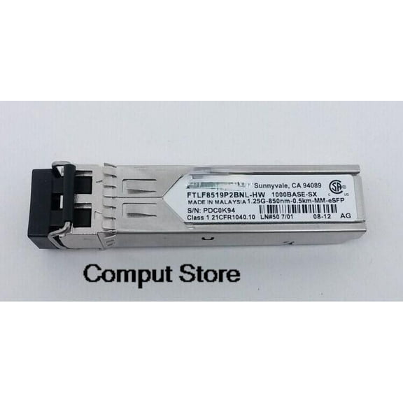 FTLF8519P2BNL-HW SFP 1.25G 850nm 550m Gigabit Multimode
