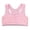 Red, variant on Girls' Adjustable Training Bra Cotton Bras Wireless Light Padded Girls Sports Bra Red,9-12 Years