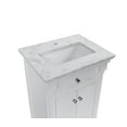thumbnail image 3 of Sydney 20" Bathroom Vanity with White Cabinet and Engineered Marble Top, 3 of 6