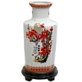thumbnail image 2 of Oriental Furniture 12" Cherry Blossom Porcelain Vase, 2 of 5