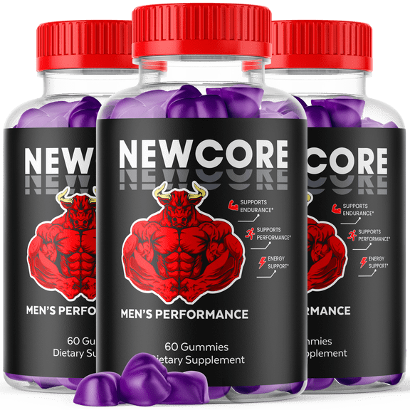 Newcore Gummies Advanced Formula All Natural Vitamin Supplement 180 Gummies