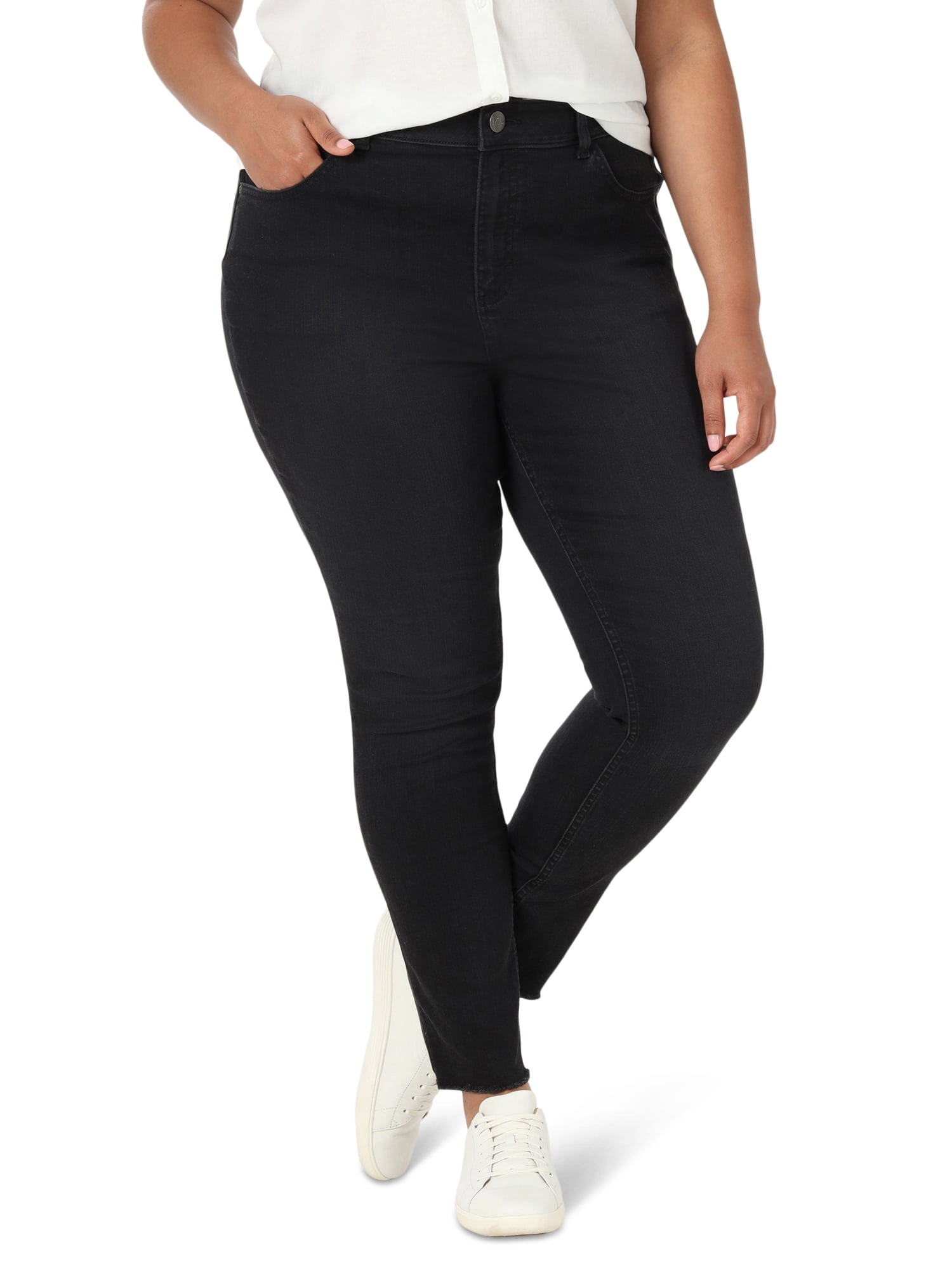 Lee Women's Plus Heritage Skinny Ankle 