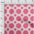 thumbnail image 2 of oneOone Polyester Spandex Magenta Fabric Fruits Lemon Slice Dress Material Fabric Print Fabric By The Yard 56 Inch Wide, 2 of 4