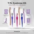 thumbnail image 2 of DreamCut Kit Sourcils 7 Pcs - 4 Rasoirs Sourcils & 3 Scelleurs de Précision - Outil de Dermaplaning et de Toilettage des Sourcils pour le Visage - Unisexe pour Femmes et Hommes, 2 of 6