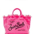 thumbnail image 1 of Large Capacity Beach Bag BARTH with Handmade Tassel, Fashion Printed Denim Tote Bag, 1 of 4