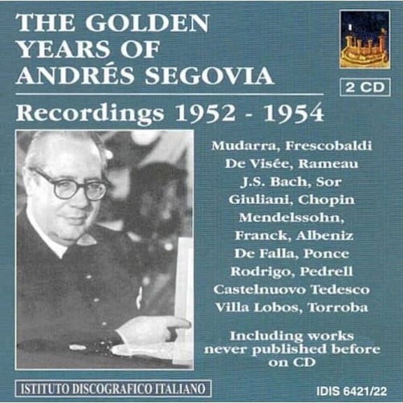 Albeniz / Bach - Golden Years of Andres - Music & Performance - CD