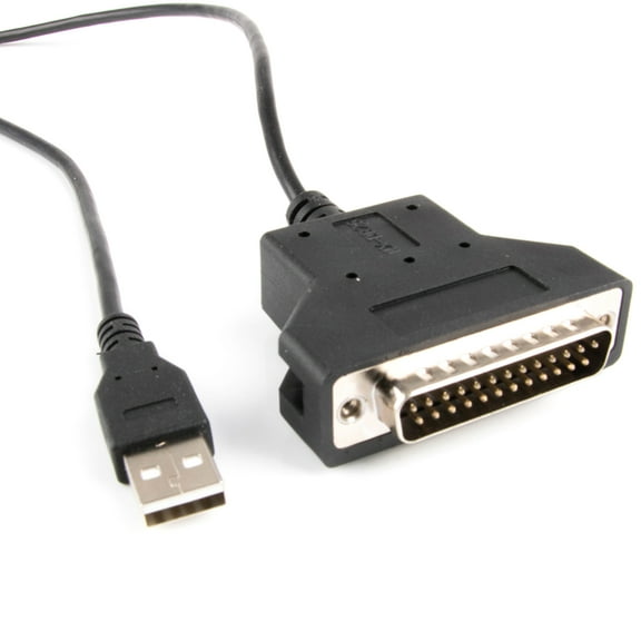USB to DB25 25Pin Male Adapter Cable RS232 Cord for Vintaged Printers and Electronic Scale Scanners Connection 180cm