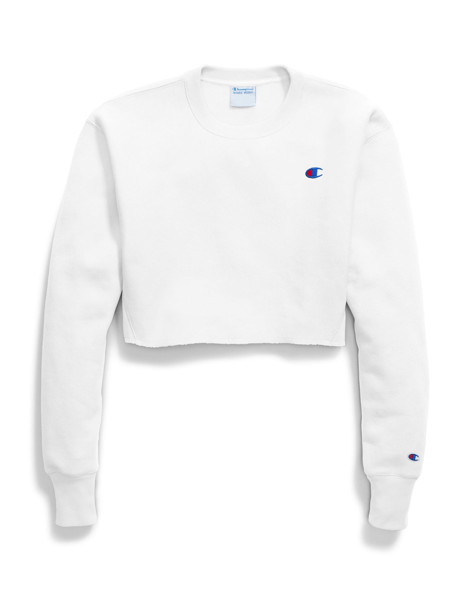 women's champion reverse weave crop crew sweatshirt