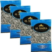 Al Amira Nuts - Roasted & Sea Salted Sunflower Seeds (4 PACK), 250g x 4