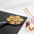 thumbnail image 2 of Mini Pancake Pan - Nonstick Silver Dollar Pancake Maker for Stove Top - Fry Pan to Cook Swedish Pancakes, Eggs, Omelettes - 7 Mold Design, 2 of 8