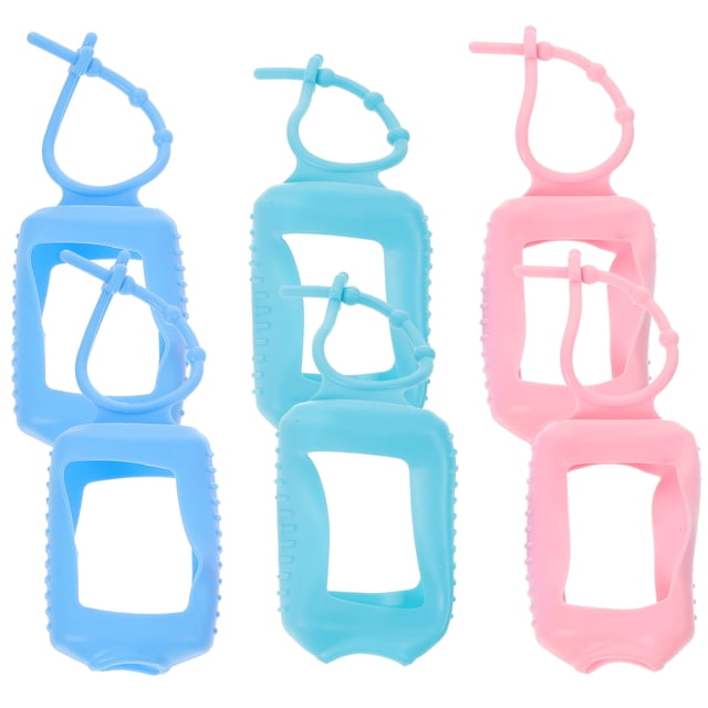 6pcs Small Hand Sanitizer Carrier Bottle Cover 50ml Perfume Bottle Cover Sleeve