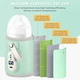 thumbnail image 2 of Portable Baby Bottle Warmer with Temperature Control and Display, 18W Quick Charge Warmer Bottle for Home/Family Travel, 2 of 6