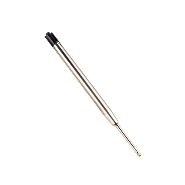 Cateissary Recambios de bolígrafo de 1,0mm, 100 Uds., repuesto portátil práctico, bolígrafos de escritura suaves, suministros de oficina Kits de experimentos de química Negro