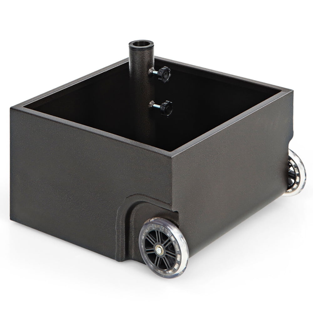 Aimee Lii 150 Pounds Patio Umbrella Base Stand Wheels Planter Outdoor, Outdoor Umbrella Stand