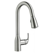 American Standard 9379320.075 Tulsa Single Hole Pull down Kitchen Faucet, Stainless Steel