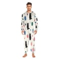 thumbnail image 2 of IAUYY Unisex Adult Onesie Pajamas Ultra-Soft Crystal-Soft Fabric, Halloween Adult Onesie Pajamas Adults,With a Zipper Plus Size Onesie Pajamas, Fresh Butterfly, 2 of 7