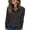 Black, variant on UVN Blouse for Women Fall V Neck Shirt Long Sleeve Pullover Sweatshirts Dressy Casual Ladies Tops