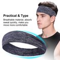 thumbnail image 3 of Diademas deportivas Hukapapa, diadema elástica que absorbe la humedad y para entrenamiento, diademas antideslizantes para el sudorCombinación 2, 3 of 6