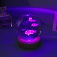 thumbnail image 3 of EIMELI 3d Glowing Crystal Ball Night Light Ornament Creative Coloful Night Scene Lamp With Base For Home Decor Gift, 3 of 9