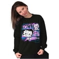 thumbnail image 3 of Kanji Style Betty Boop Love XOXO Women Crewneck Sweatshirt Brisco Brands X, 3 of 6